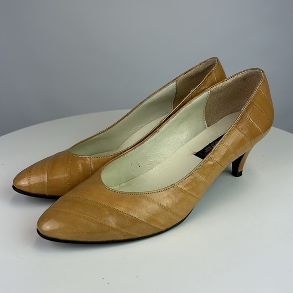 Hallelujha EEL Skin Heels Women’s TELA - 2320 Tan - Picture 6 of 10